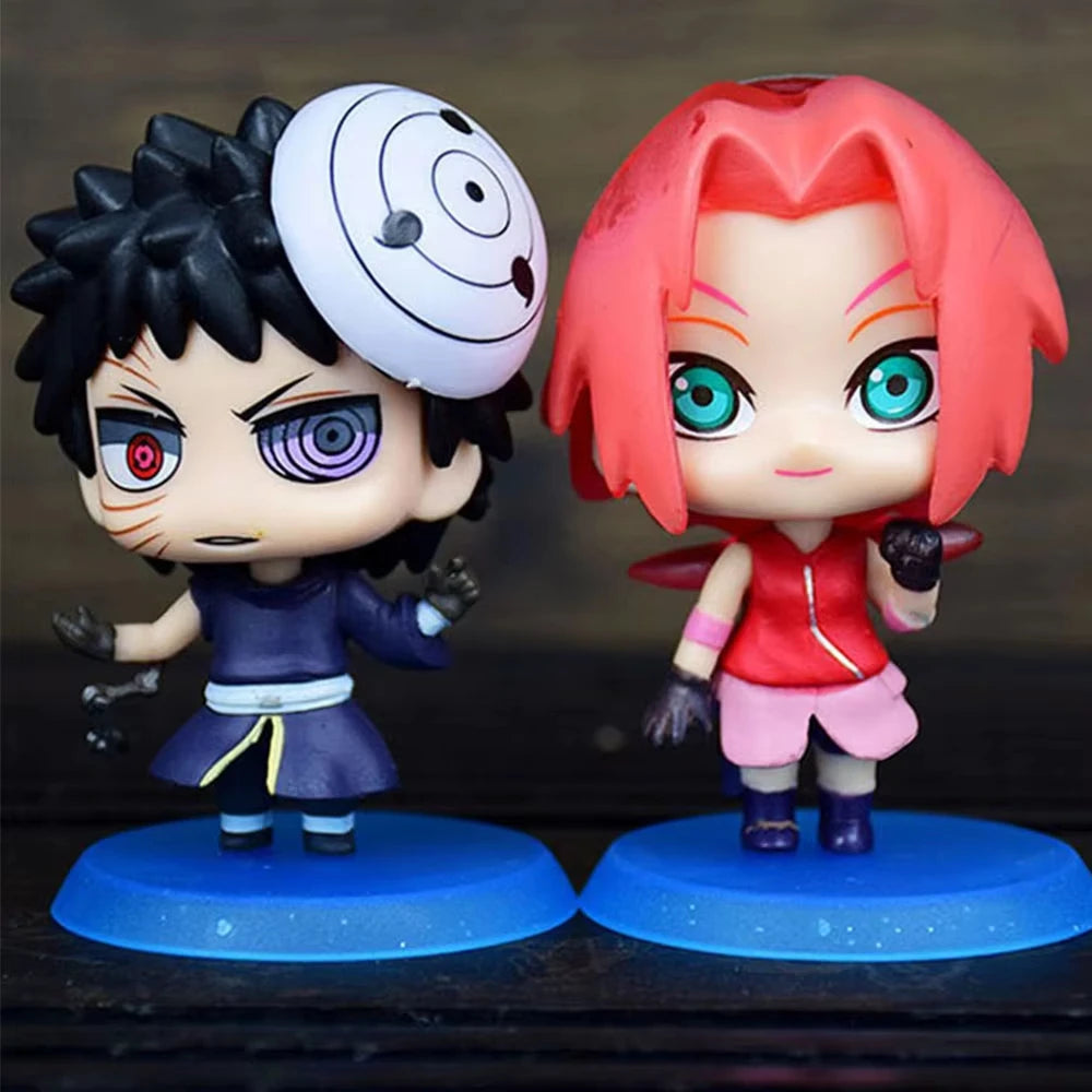 Naruto Shippuden Chibi Figure Set (6 Pcs)
