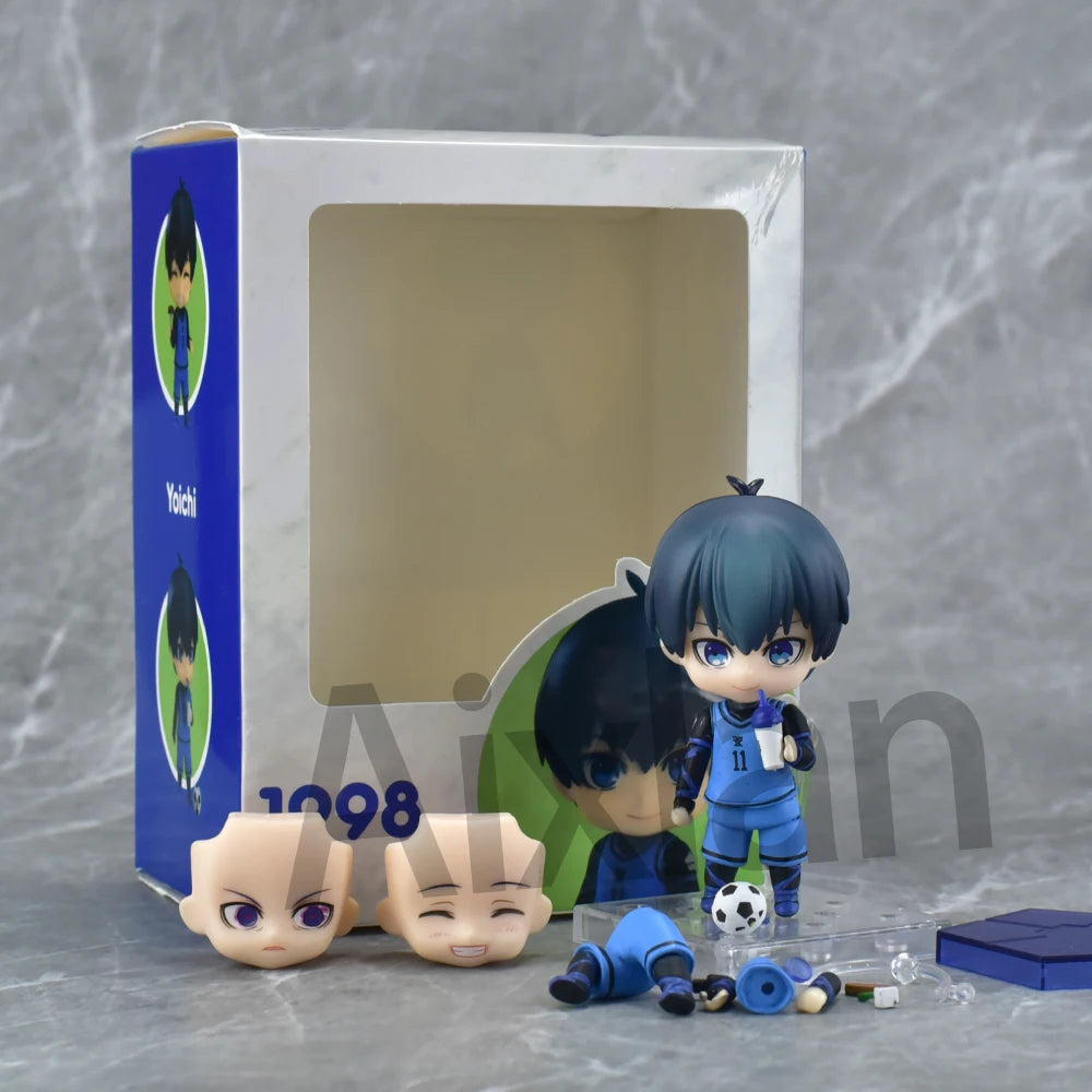 Blue Lock Chibi Figures (Isagi Yoichi, Rin Itoshi, Mikage Reo)
