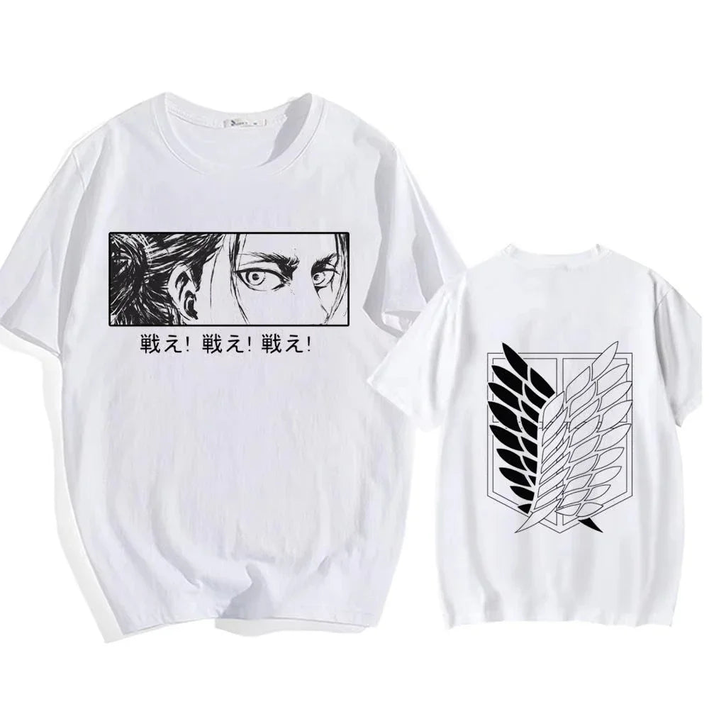 Attack on Titan Eren Yeager Streetwear Cotton Tee