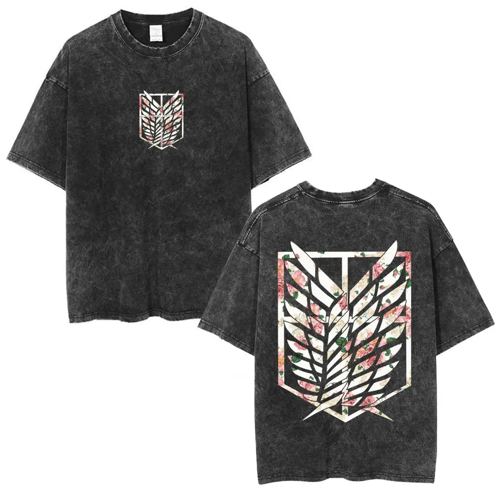 Attack on Titan Eren Yeager Vintage Washed Cotton Tee