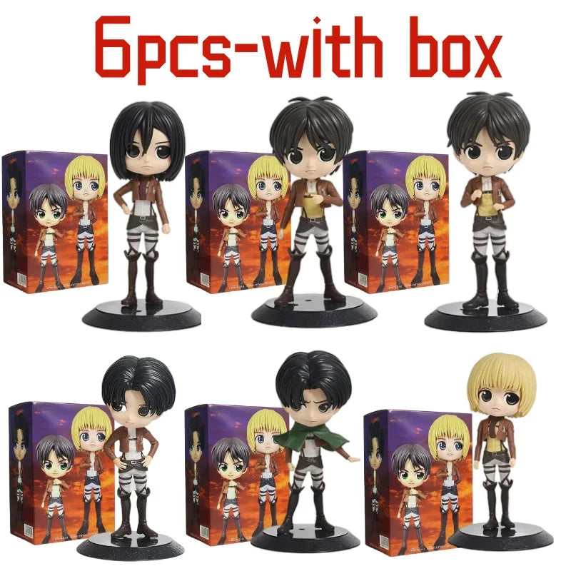 Attack on Titan Blind Box Mini Figure Set (6 Pieces)