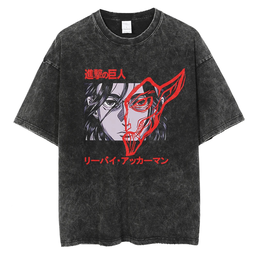 Attack on Titan Eren Yeager Vintage Manga Graphic Tee