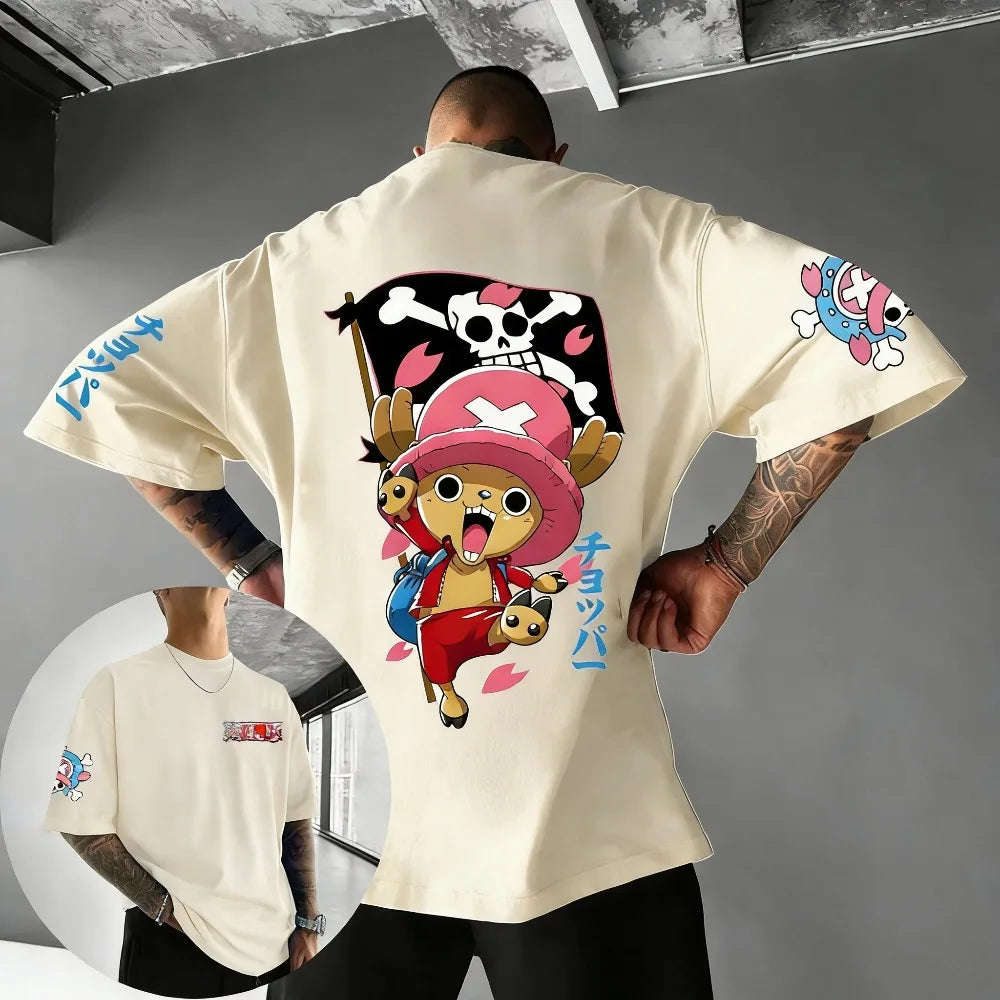 One Piece Tony Tony Chopper Cotton Loose T-Shirt (2026 Summer)