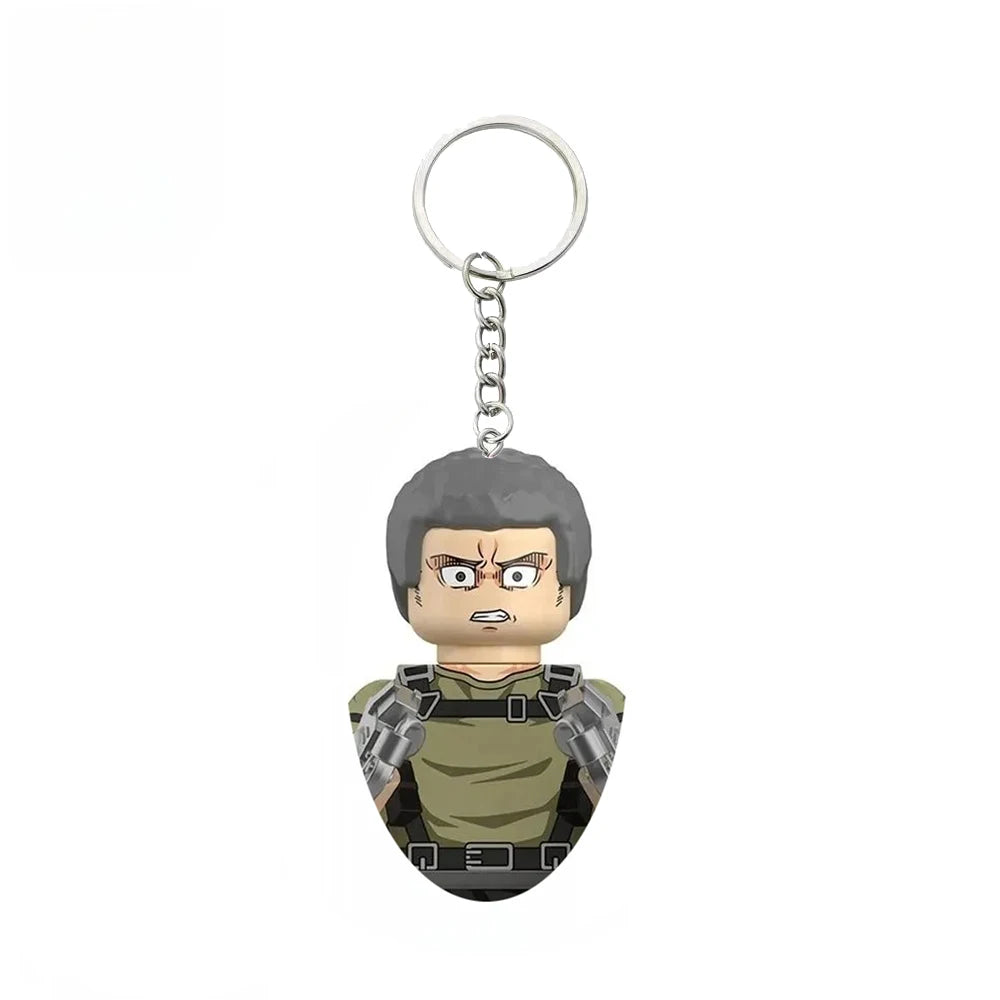 Attack on Titan Minifigure Keychain