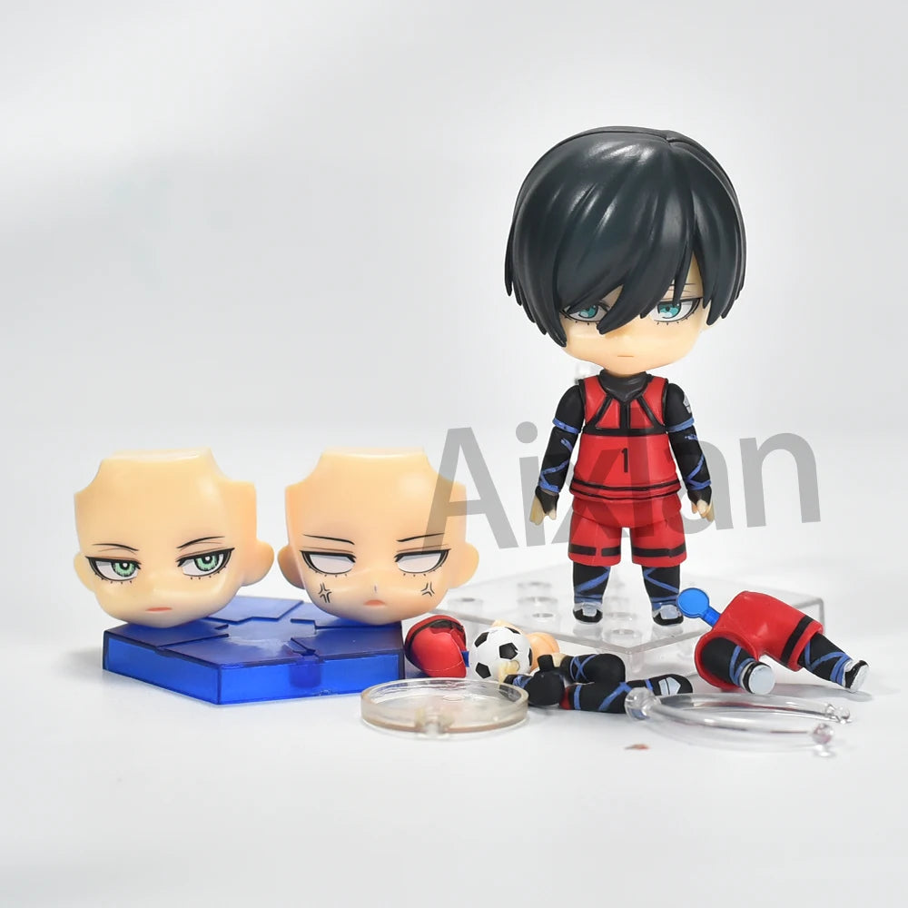 Blue Lock Chibi Figures (Isagi Yoichi, Rin Itoshi, Mikage Reo)