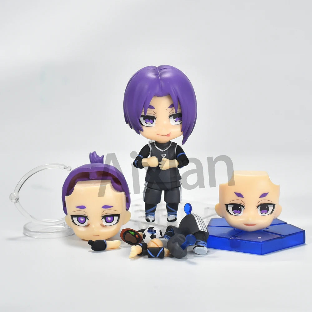 Blue Lock Chibi Figures (Isagi Yoichi, Rin Itoshi, Mikage Reo)
