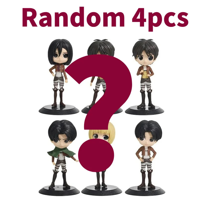 Attack on Titan Blind Box Mini Figure Set (6 Pieces)