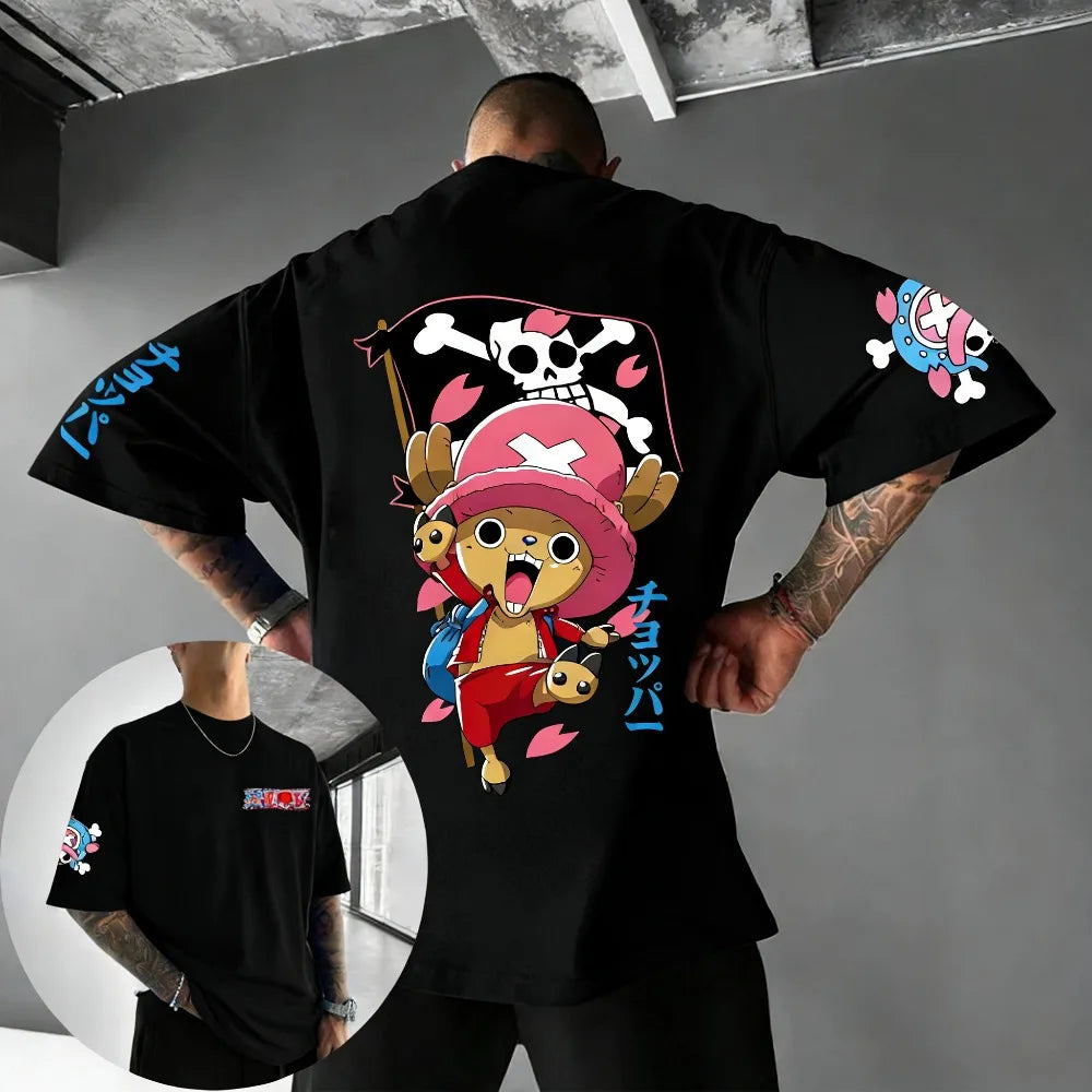 One Piece Tony Tony Chopper Cotton Loose T-Shirt (2026 Summer)