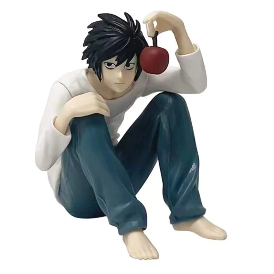 Death Note L Lawliet Sitting Pose Figure with Apple (Color Box)