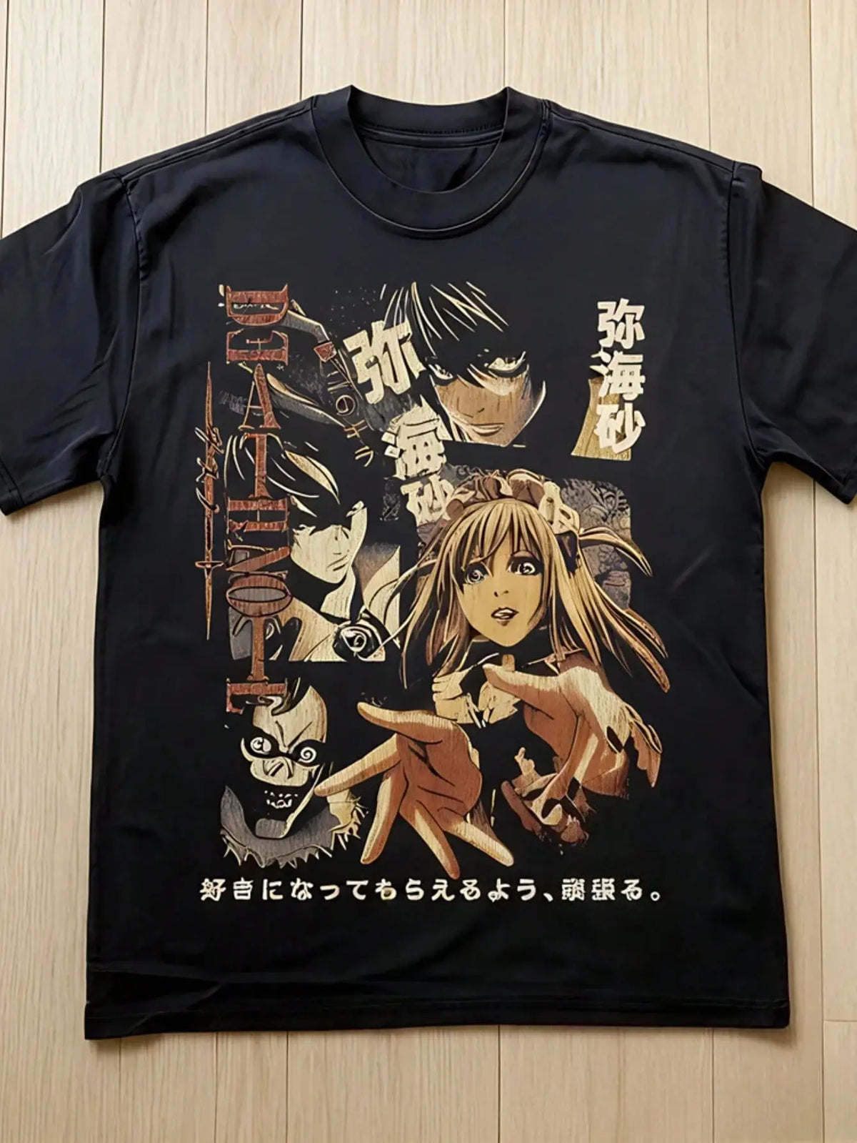 Death Note Classic Vintage Graphic Printed Cotton Tee