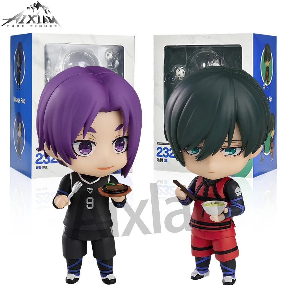 Blue Lock Chibi Figures (Isagi Yoichi, Rin Itoshi, Mikage Reo)