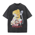Death Note Light Yagami & L Lawliet Vintage Washed Cotton Tee