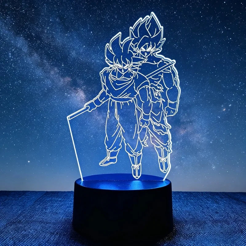 3D Anime Fighter LED Light