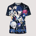 Blue Lock 3D Printed Harajuku Y2K Football Tee