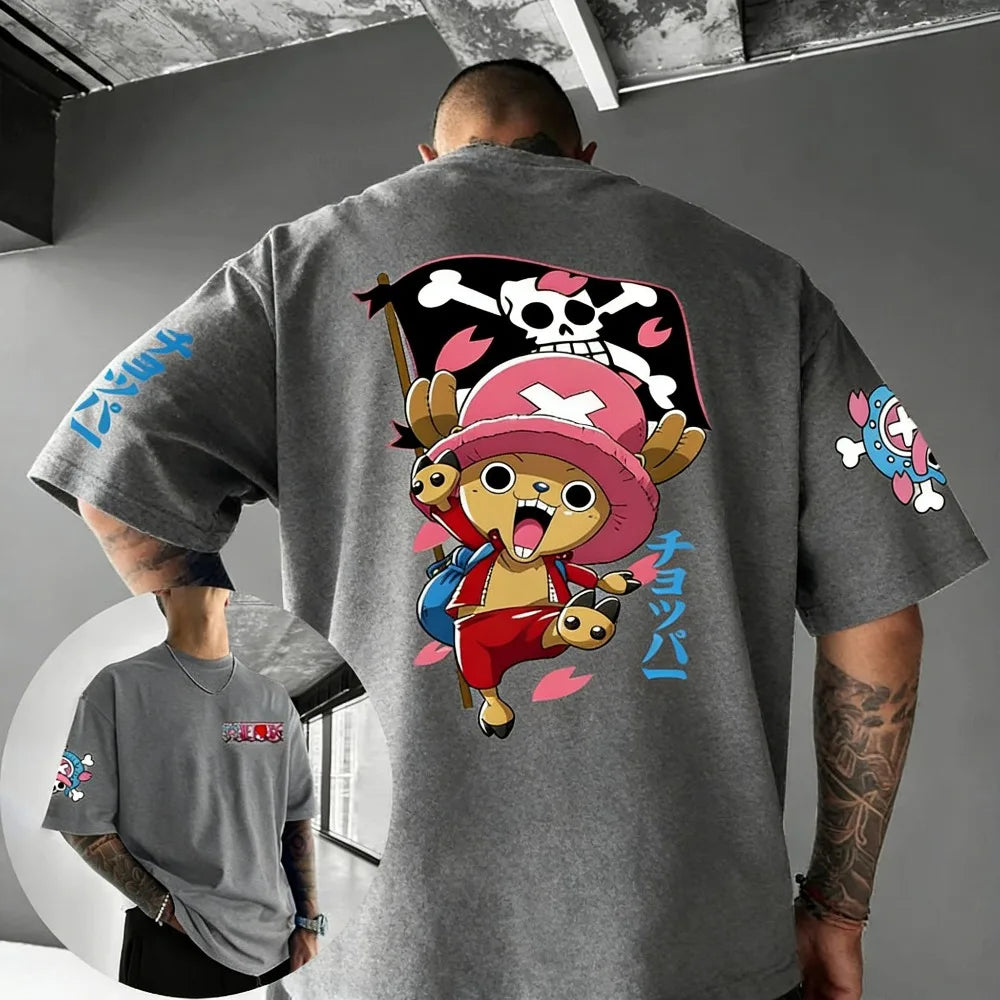 One Piece Tony Tony Chopper Cotton Loose T-Shirt (2026 Summer)
