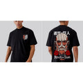 Attack on Titan Oversized Summer Cotton Graphic Tee