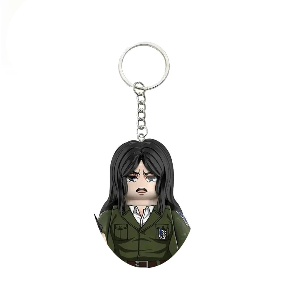 Attack on Titan Minifigure Keychain