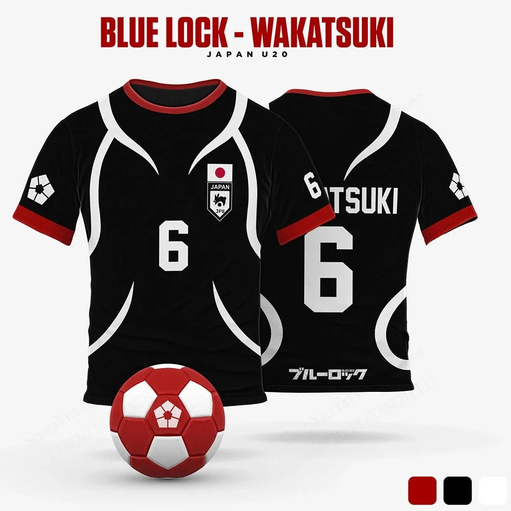 Blue Lock Sae Itoshi 3D Print Soccer Jersey Tee