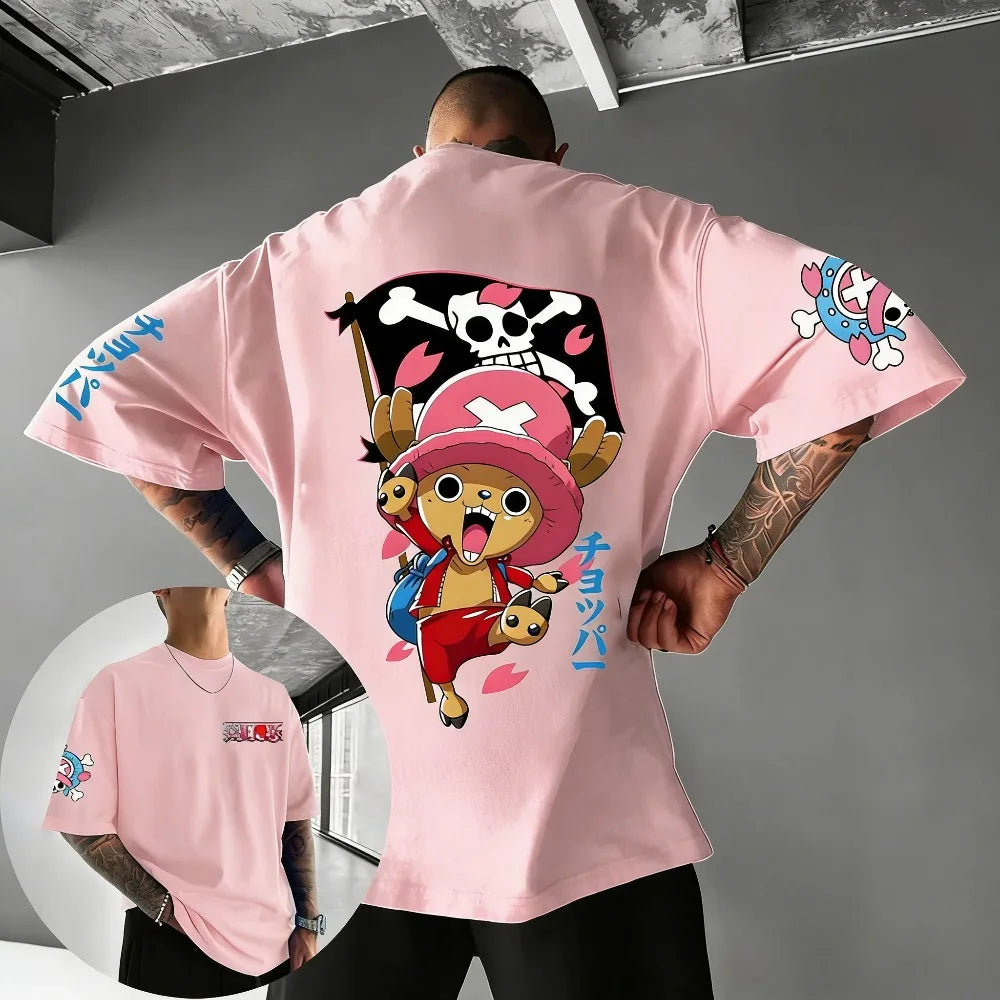 One Piece Tony Tony Chopper Cotton Loose T-Shirt (2026 Summer)